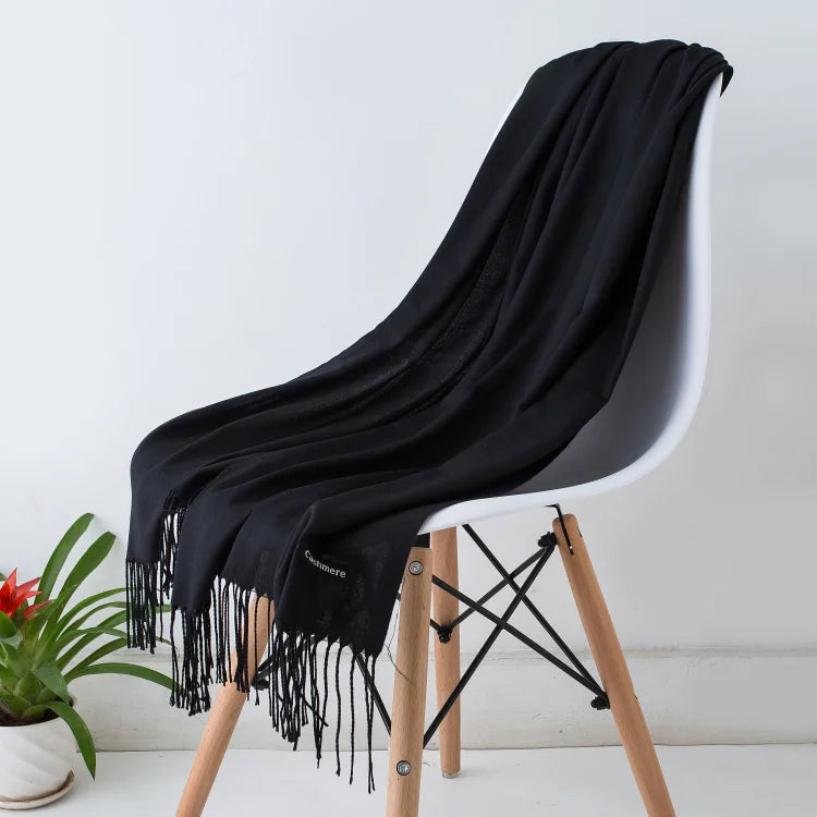 Luxury Cashmere Scarf – Autumn Winter Wrap