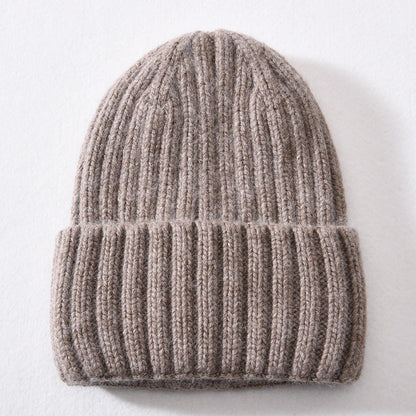 Satin-Lined Winter Beanie – Cashmere Blend Knit
