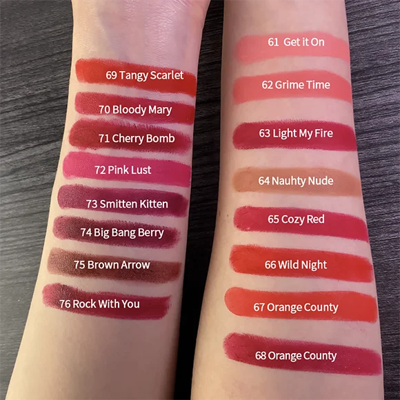 16 Colors Waterproof Velvet Lipstick  Long-Lasting