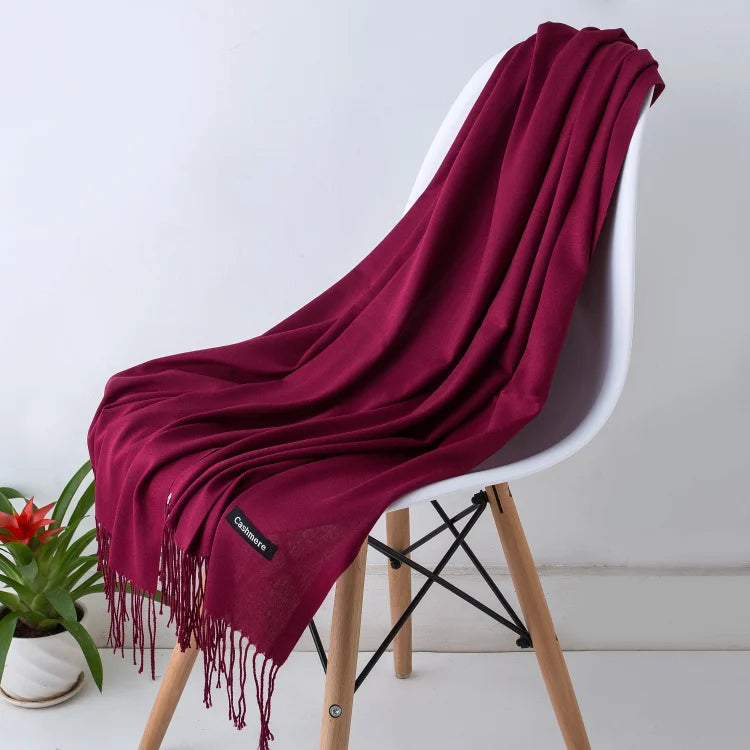 Luxury Cashmere Scarf – Autumn Winter Wrap