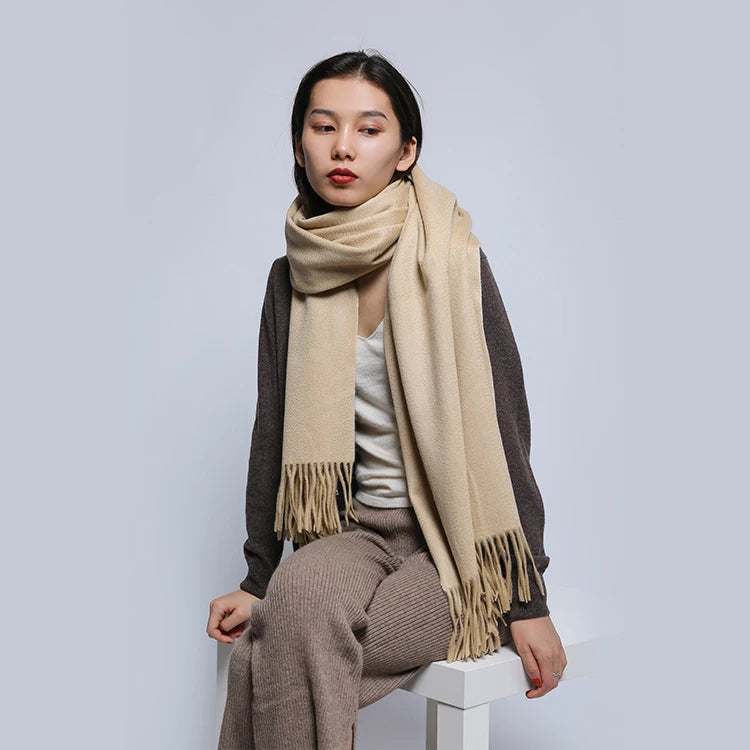 Large Cashmere Scarf 200x70cm – Premium Edition
