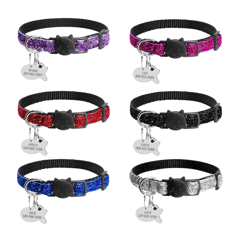 Stylish Nylon Pet ID Collars