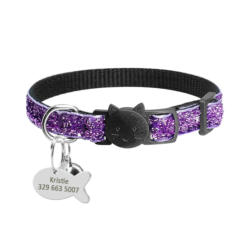 Stylish Nylon Pet ID Collars