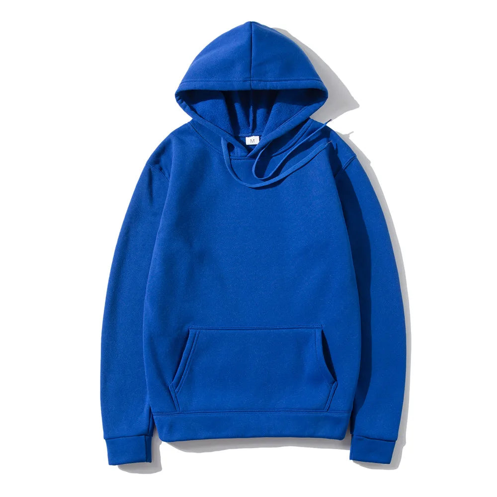 Men’s & Women’s Fashion Solid Color Hoodies & Sweatshirts – Hip Hop Fleece Streetwear