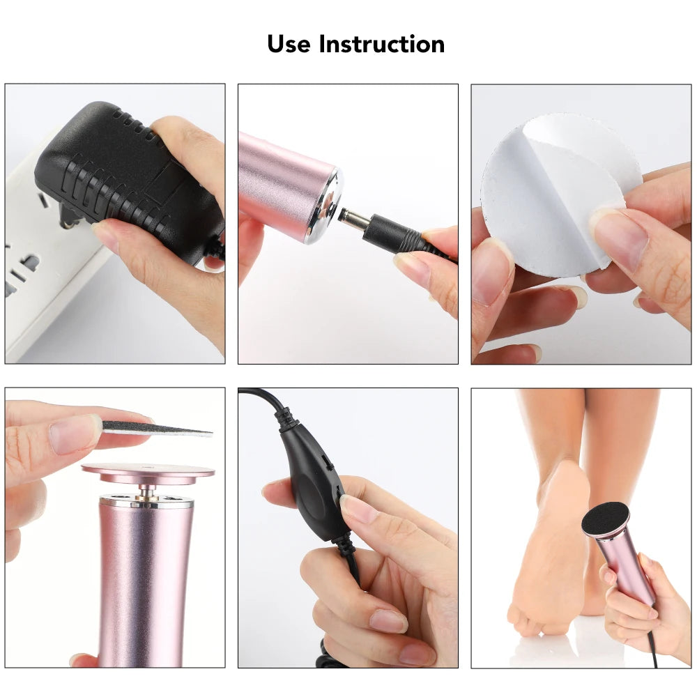 Electric Grinding Pedicure Tools Dead Hard Skin Callus Remover