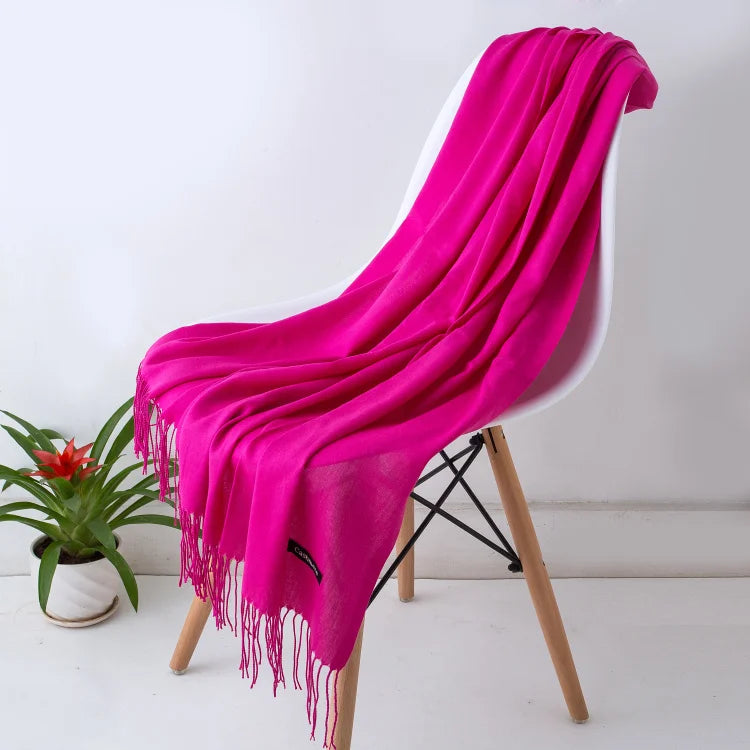 Luxury Cashmere Scarf – Autumn Winter Wrap