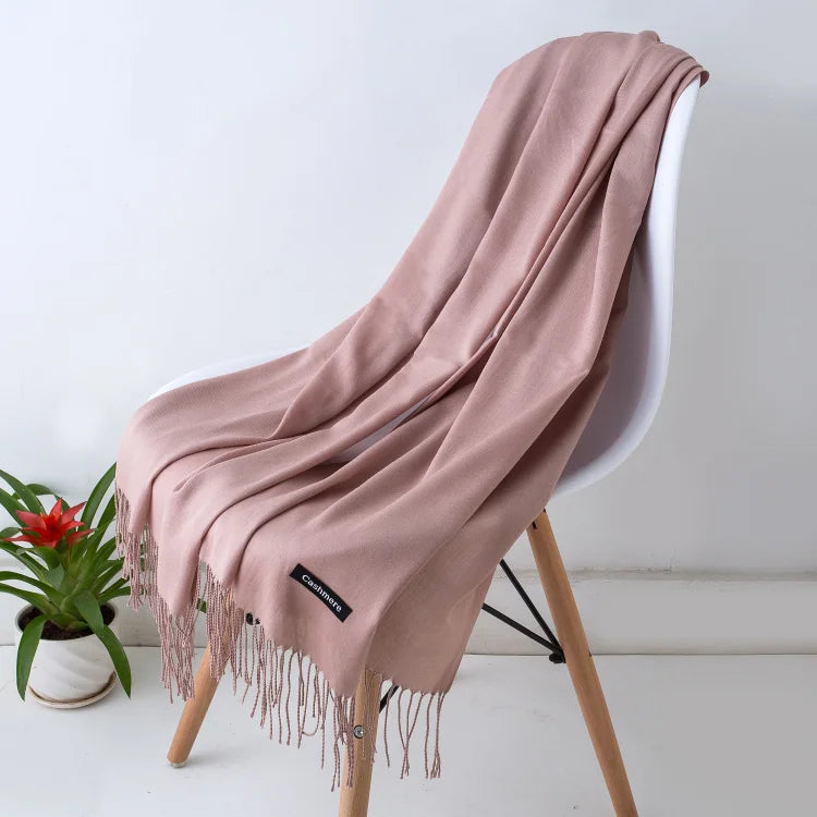 Luxury Cashmere Scarf – Autumn Winter Wrap