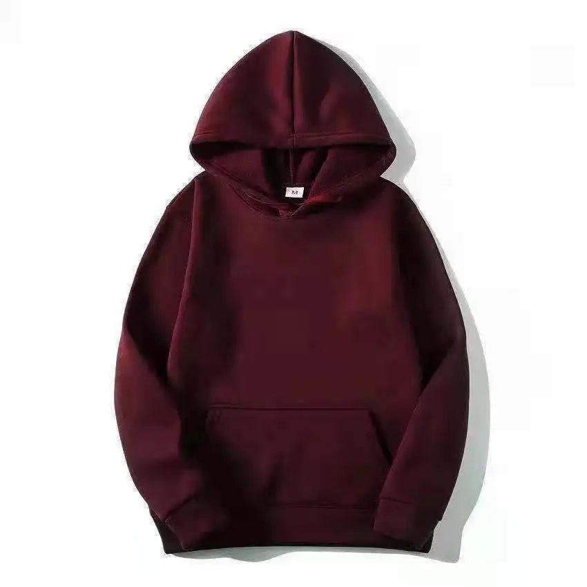 Men’s & Women’s Fashion Solid Color Hoodies & Sweatshirts – Hip Hop Fleece Streetwear