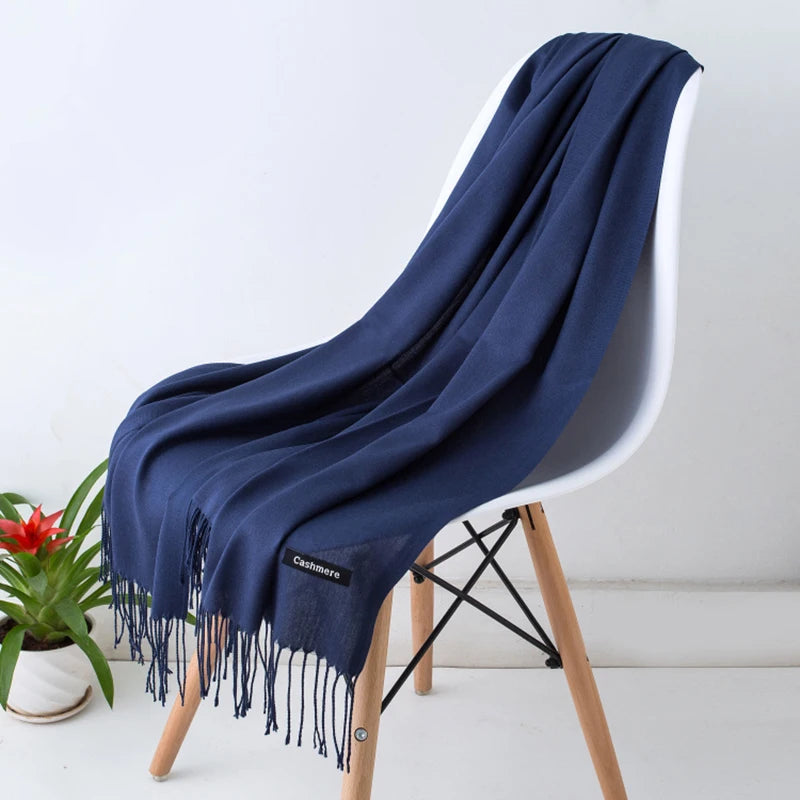 Luxury Cashmere Scarf – Autumn Winter Wrap