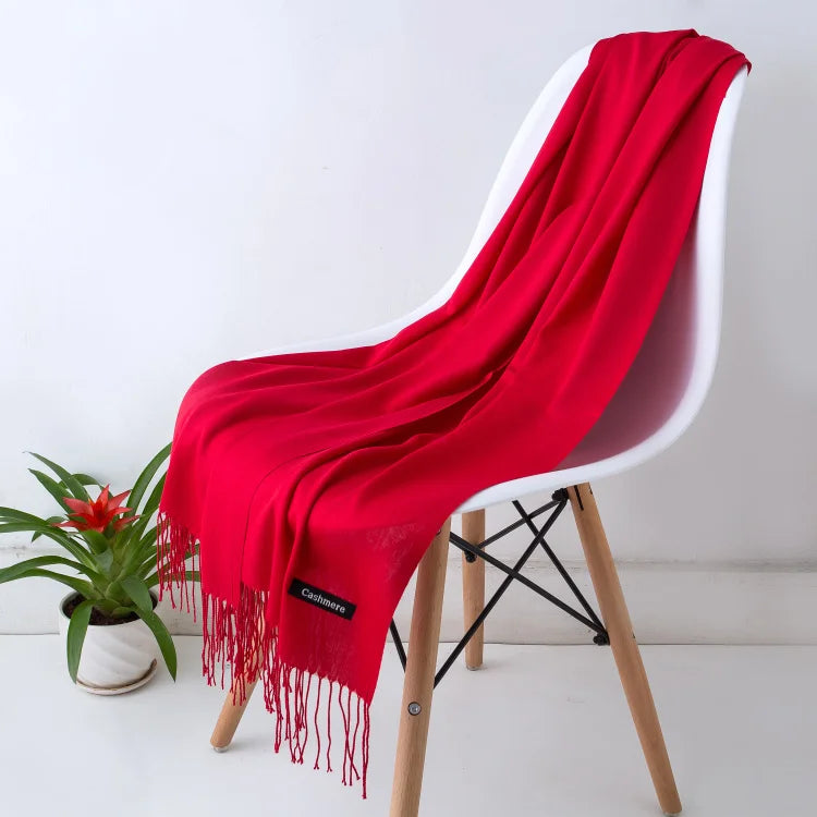 Luxury Cashmere Scarf – Autumn Winter Wrap