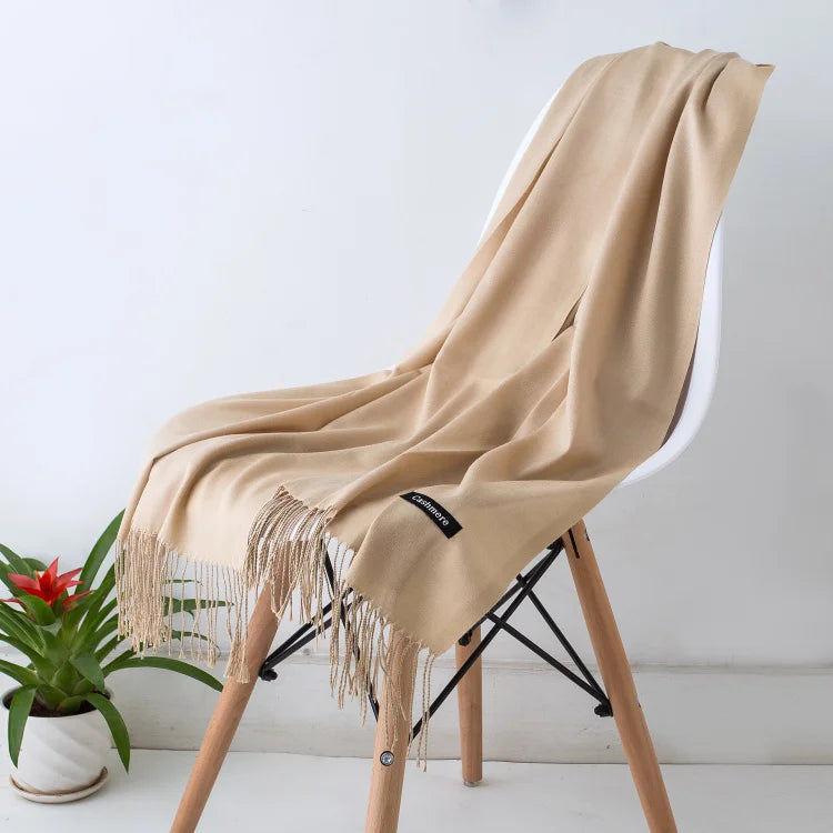 Luxury Cashmere Scarf – Autumn Winter Wrap