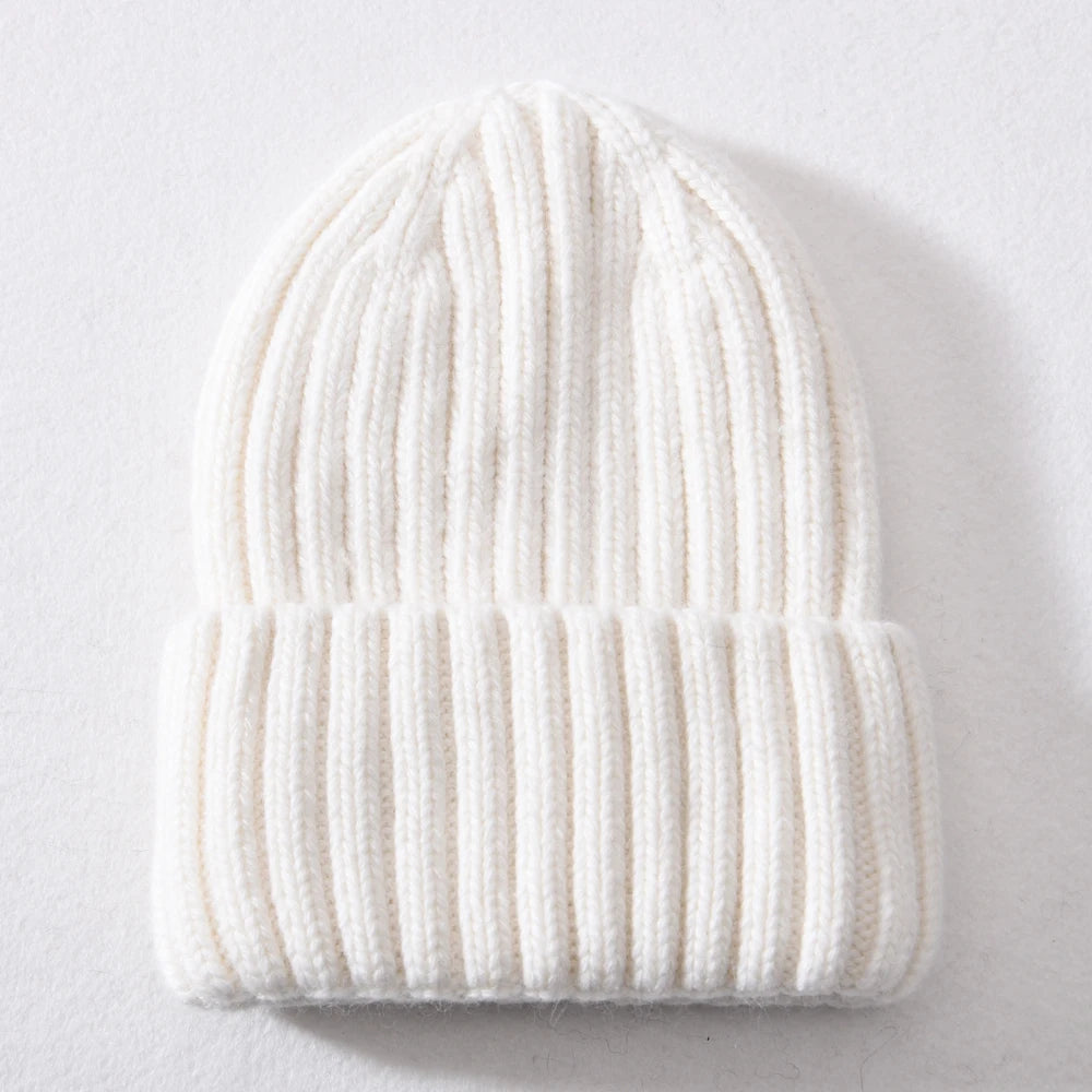 Satin-Lined Winter Beanie – Cashmere Blend Knit
