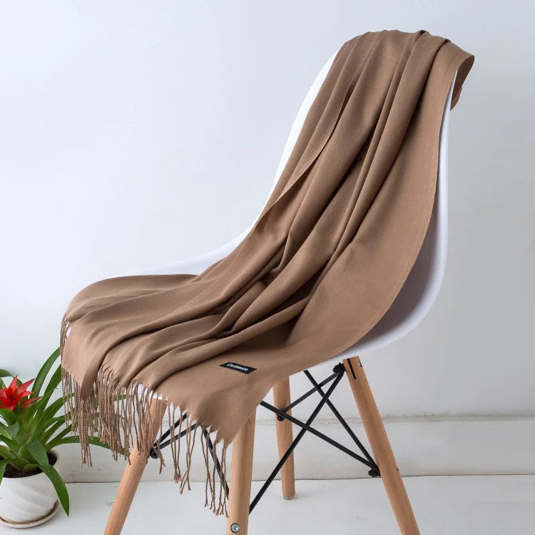 Luxury Cashmere Scarf – Autumn Winter Wrap