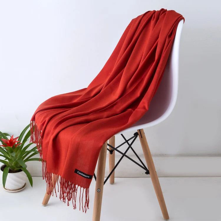 Luxury Cashmere Scarf – Autumn Winter Wrap