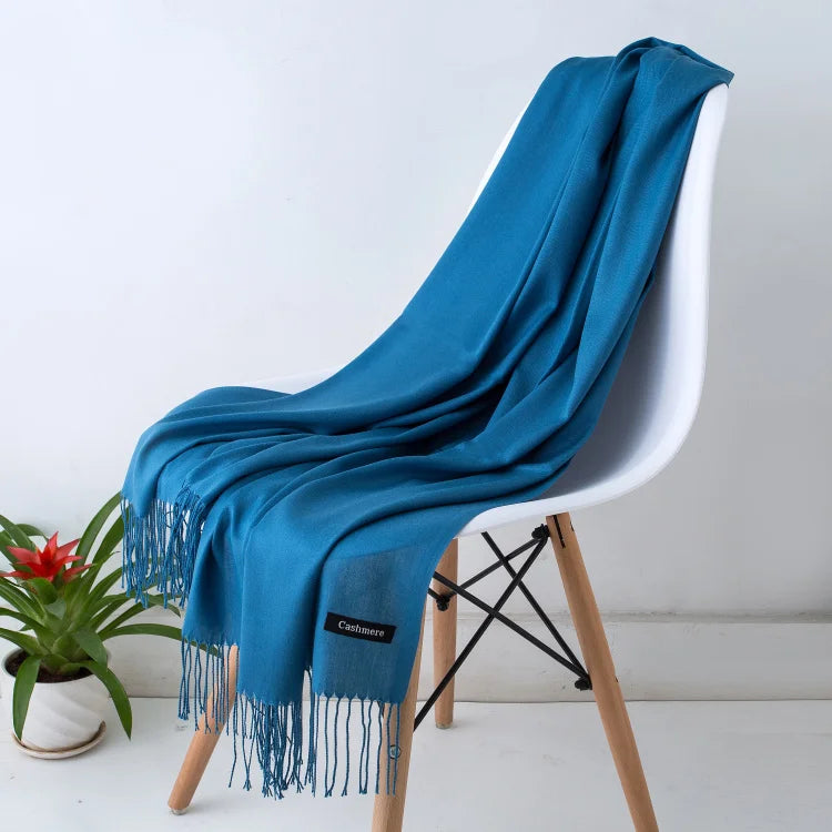 Luxury Cashmere Scarf – Autumn Winter Wrap