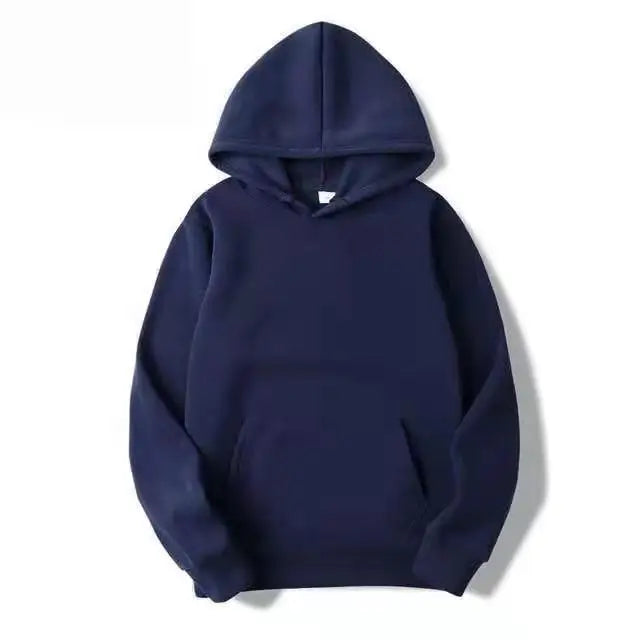 Men’s & Women’s Fashion Solid Color Hoodies & Sweatshirts – Hip Hop Fleece Streetwear