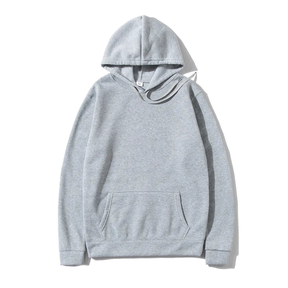 Men’s & Women’s Fashion Solid Color Hoodies & Sweatshirts – Hip Hop Fleece Streetwear