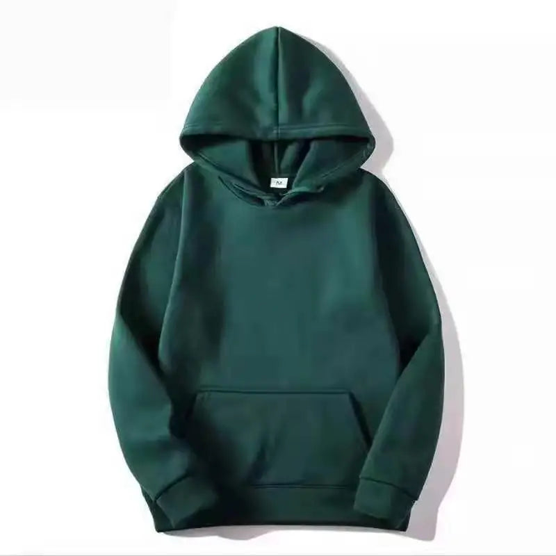 Men’s & Women’s Fashion Solid Color Hoodies & Sweatshirts – Hip Hop Fleece Streetwear