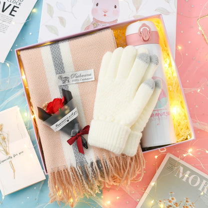 Winter Scarf Gift Box Set – Scarf, Gloves & More