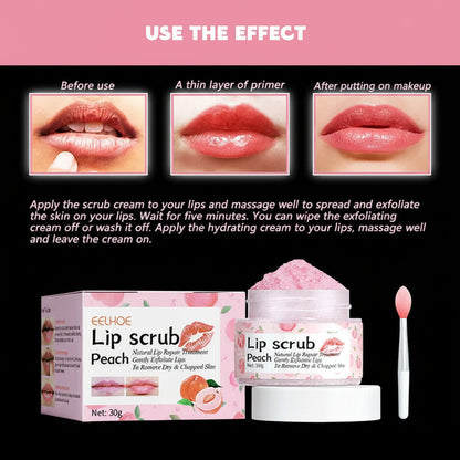 Peach Lip Scrub & Mask – Smooth Lips