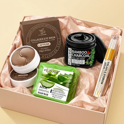 Coffret Cadeau Soin Glow Ritual – 4 Soins Visage & Yeux