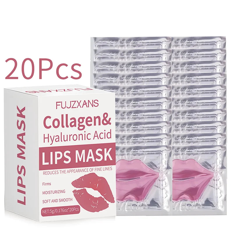 Collagen Hydrating Lip Masks – 20 Pcs