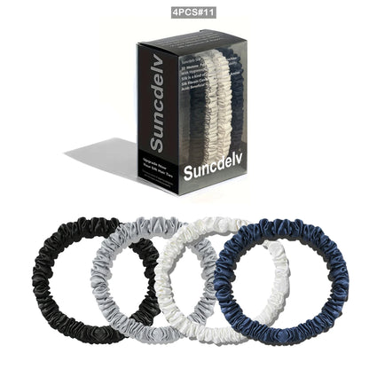 Mulberry Silk Scrunchies Set