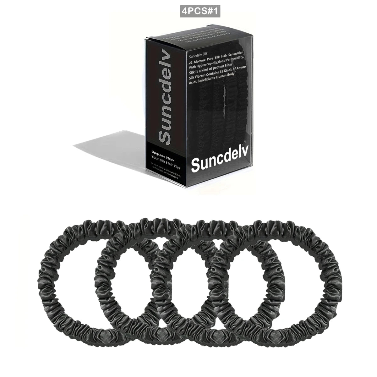 Mulberry Silk Scrunchies Set