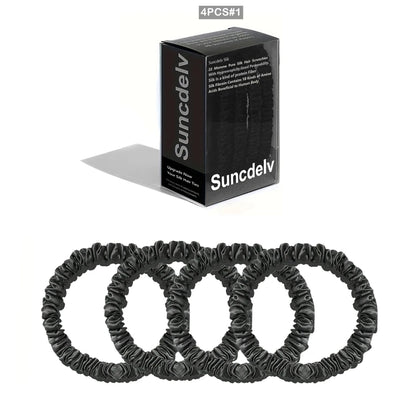 Mulberry Silk Scrunchies Set