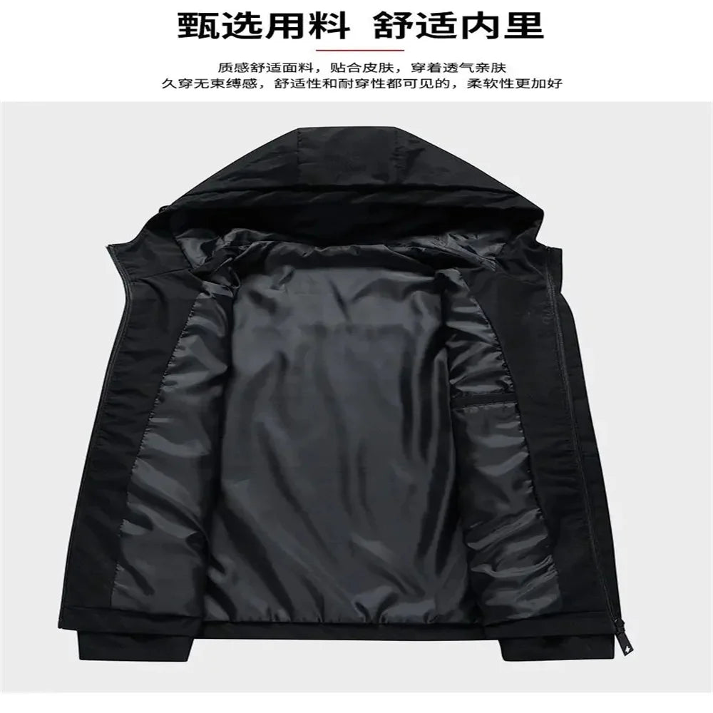 Coat men's spring and autumn windproof waterproof outdoor mountaineering clothing men's functional j