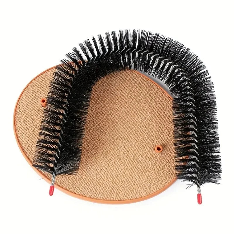 Cat Massage Arch with Interactive Scratching Pad