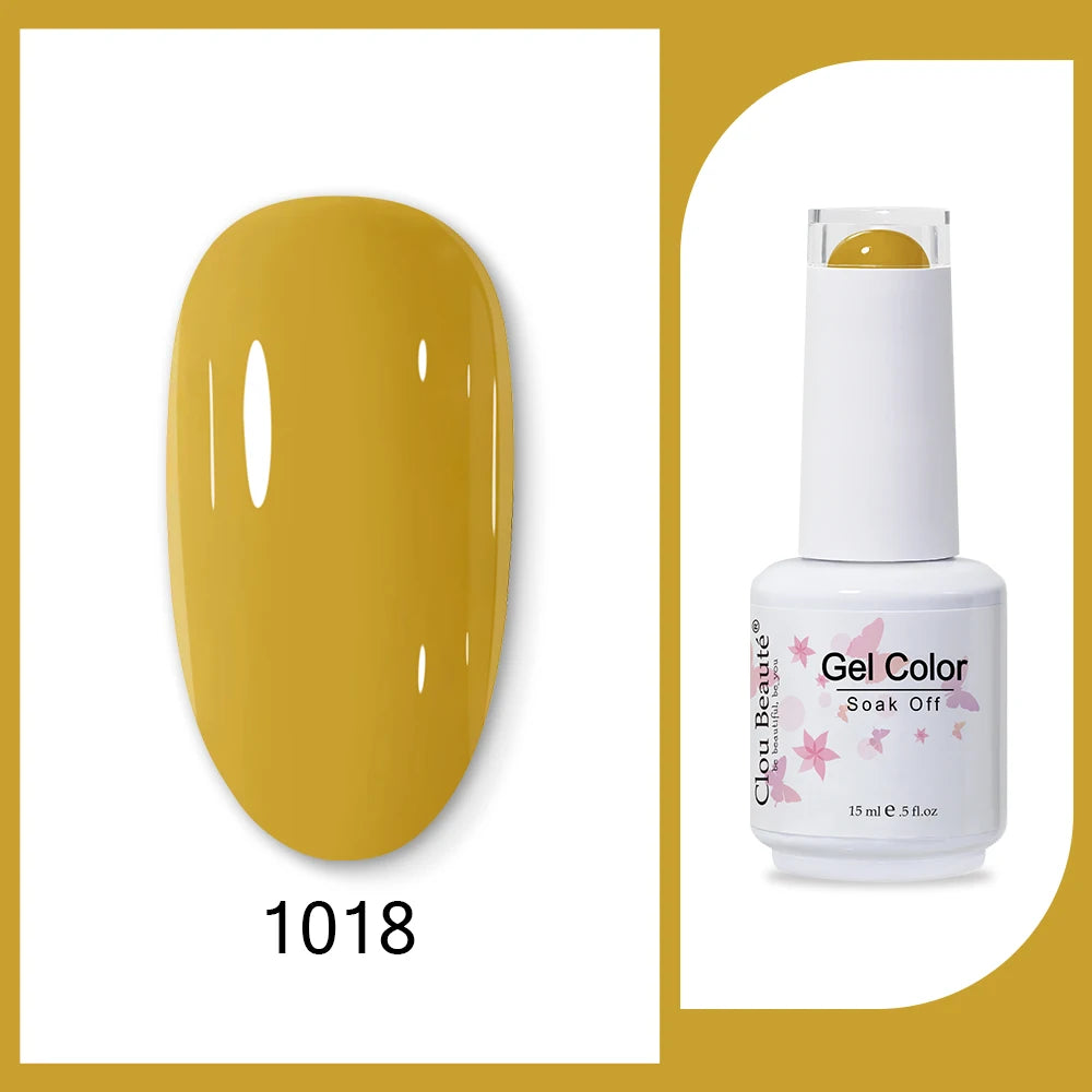 Clou Beaute Neon Gel Polish 15ml – Semi Permanent UV/LED