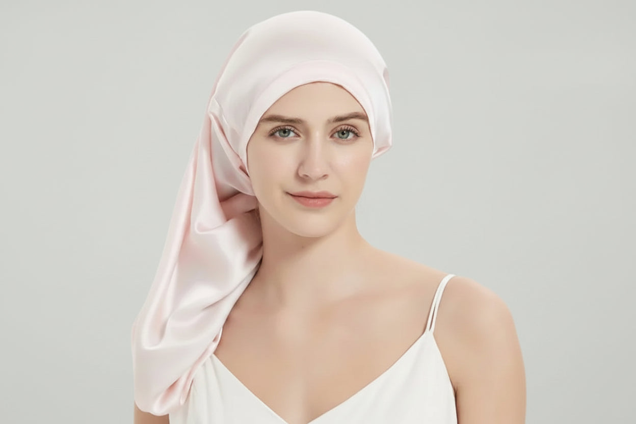 Birdtree 100% Silk Bonnet 60cm