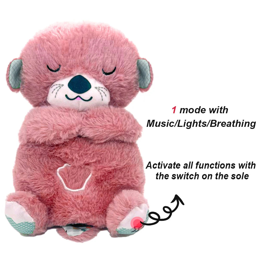 Breathing Bear Baby Soothing Otter Plush Toy The Perfect Sleep Companion for Your Little One