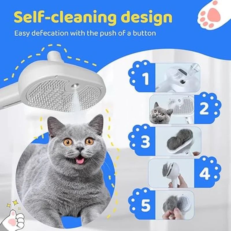 3-in-1 Electric Pet Cleaning Brush: Groom, Clean, and Pamper Your Pet