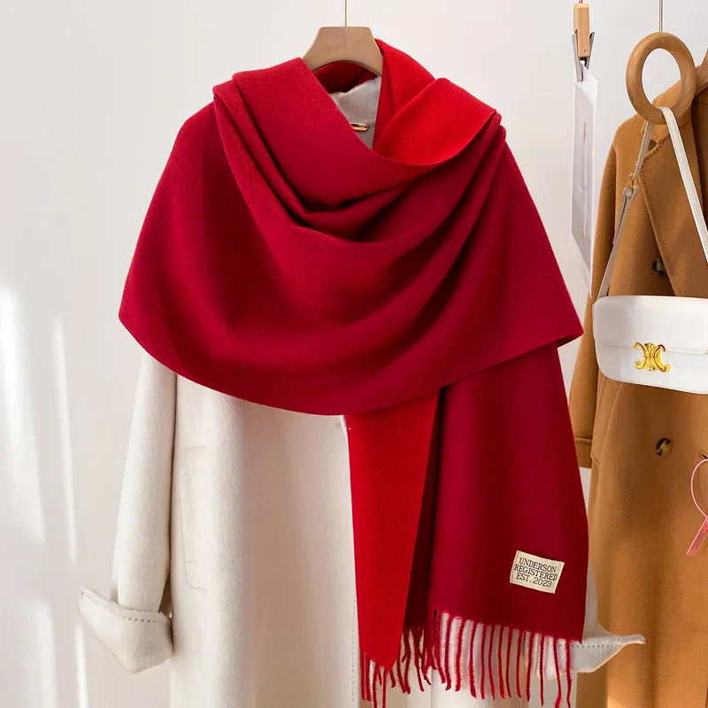 Winter Poncho Shawl Cashmere Scarf for Women RIAZ EXPRESS