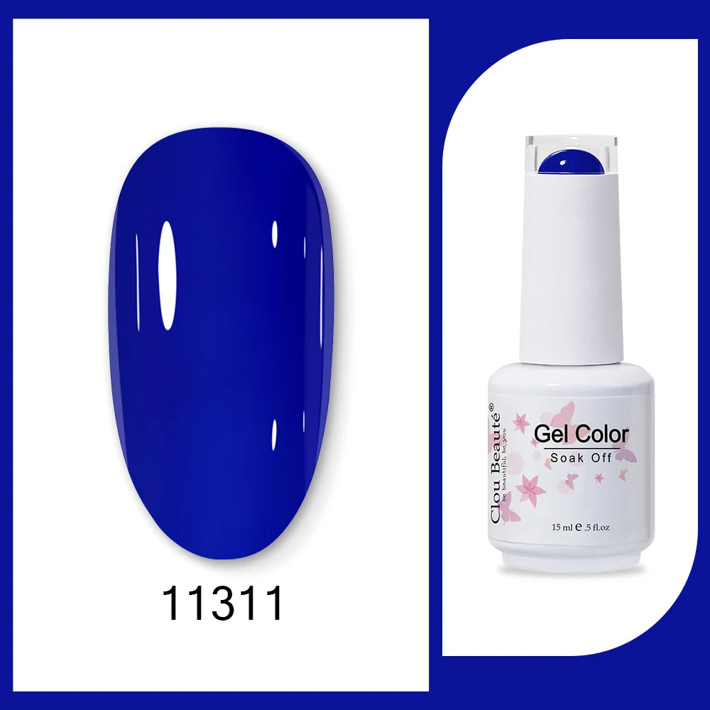 Clou Beaute Neon Gel Polish 15ml – Semi Permanent UV/LED
