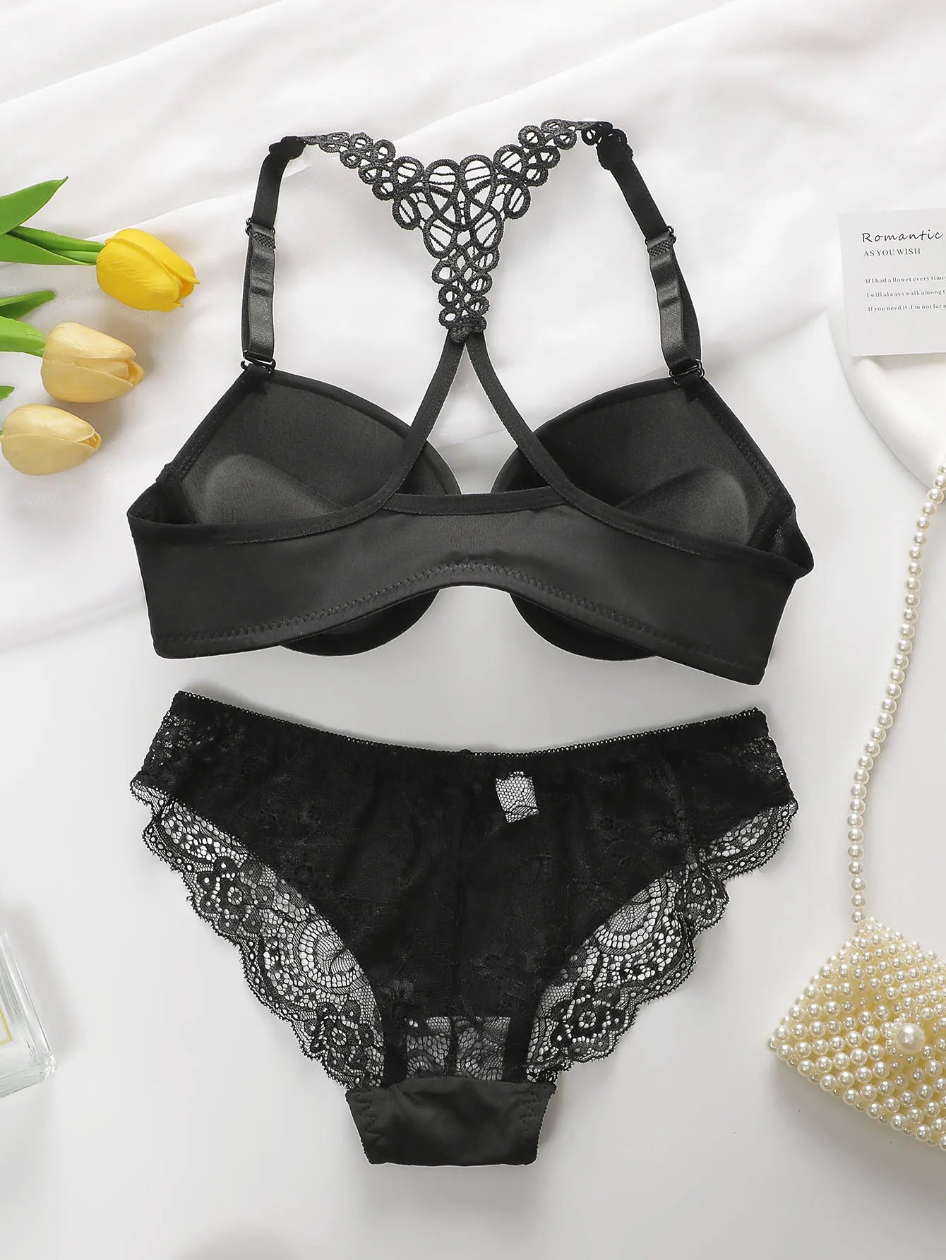 Front Buckle Push-Up Bra Set