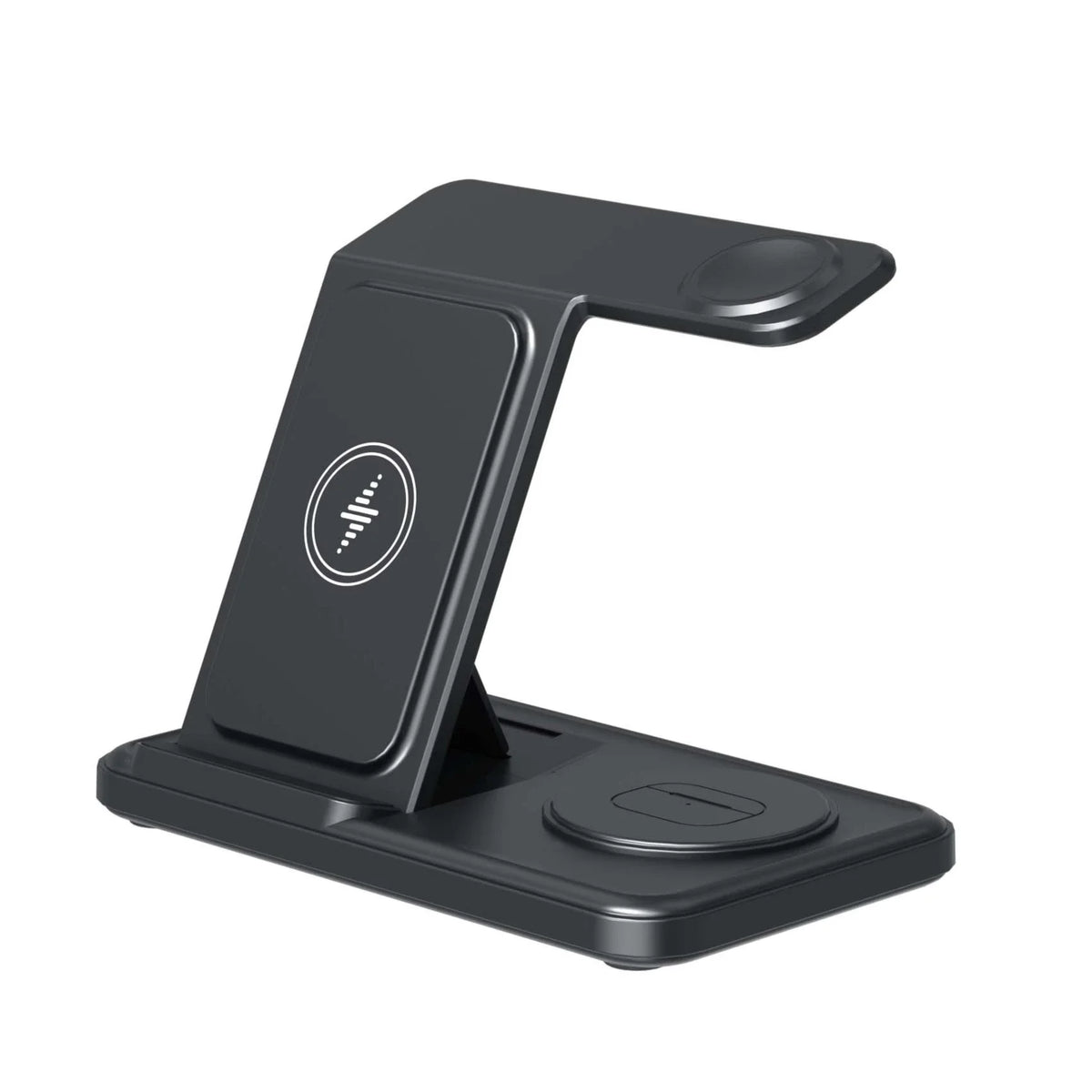 3-in-1 Kabellose Ladestation – Handy, Uhr & Kopfhörer