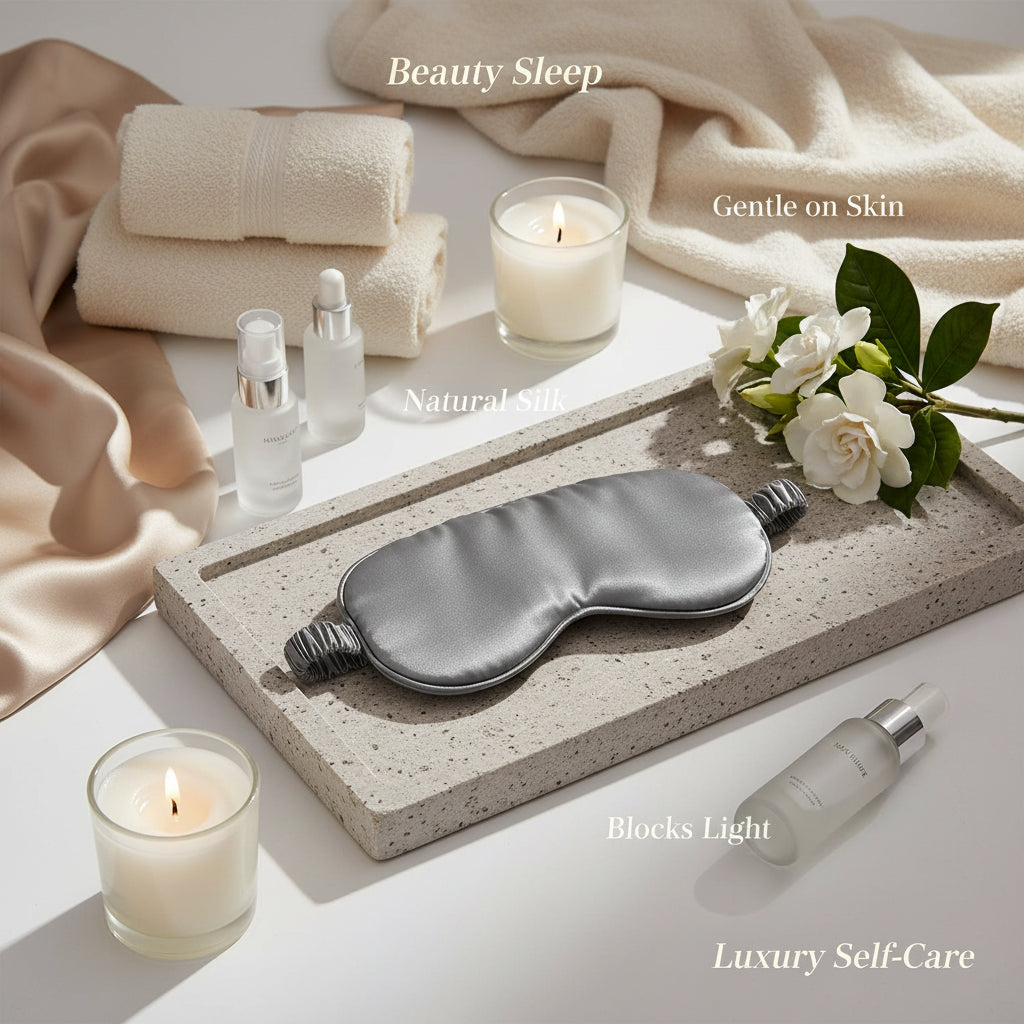 Masque de Sommeil 3D en Soie Naturelle
