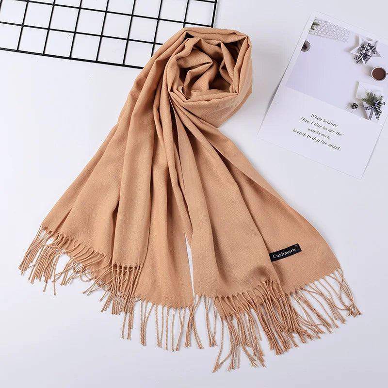 Cashmere Scarf for Women Large 70-200cm RIAZ EXPRESS