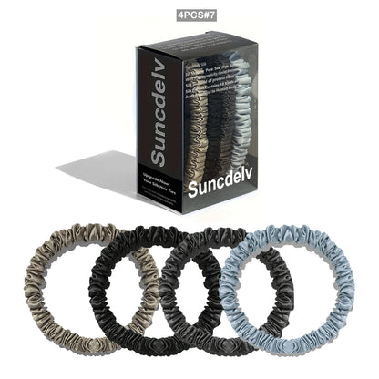 Mulberry Silk Scrunchies Set