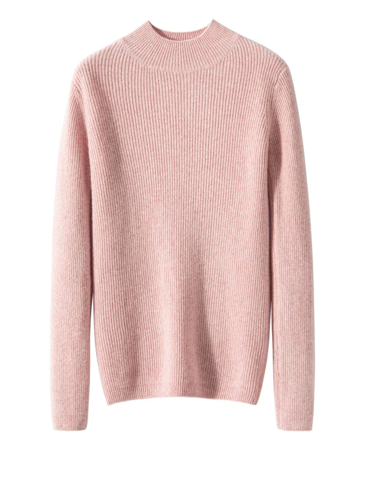 Cashmere Mock Neck Jumper – Slim Fit