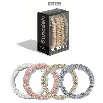 Mulberry Silk Scrunchies Set