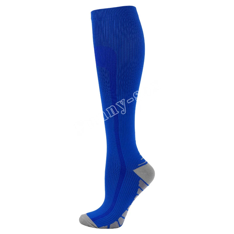 9-Color Compression Sports Socks 20–30 mmHg