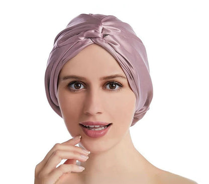 Bonnet Turban en Soie de Mûrier 100 %
