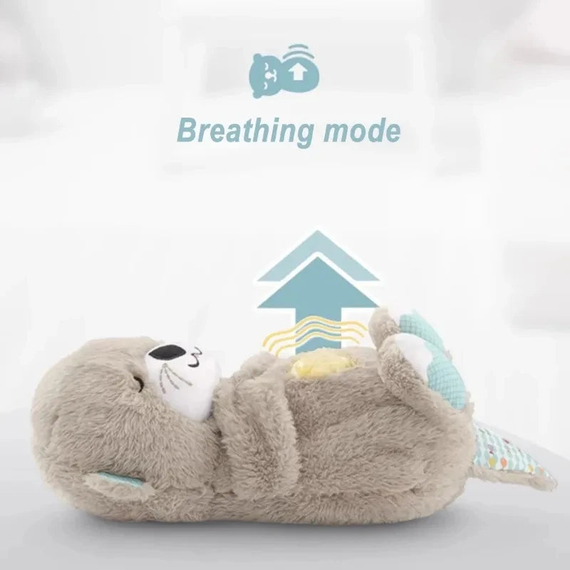 Breathing Bear Baby Soothing Otter Plush Toy The Perfect Sleep Companion for Your Little One