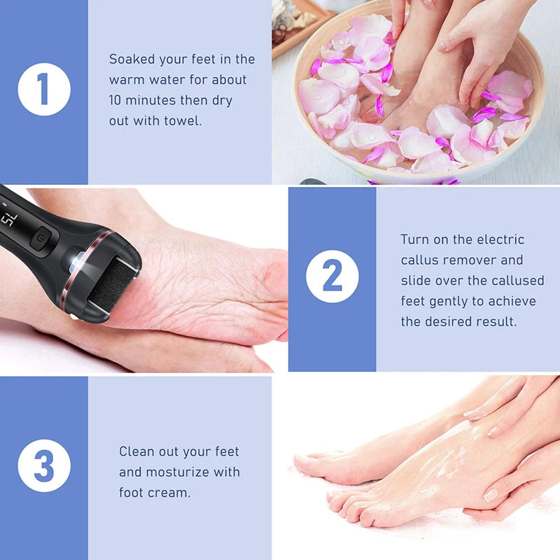 Electric Foot Sandpaper Foot Hard Skin Callus Remover File