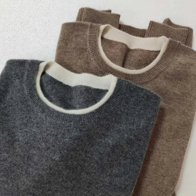 Pure Cashmere Round-Neck Sweater