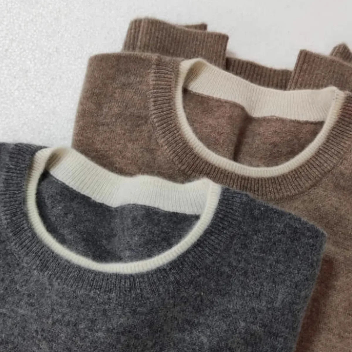 Pure Cashmere Round-Neck Sweater